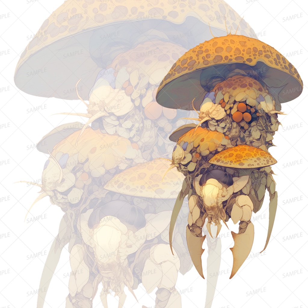 【神話生物】腐海より這い出る者_立ち絵透過