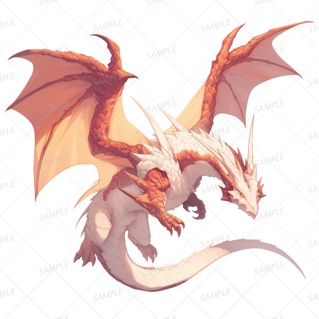 【神話生物】烈空竜フレアゼリス_透過