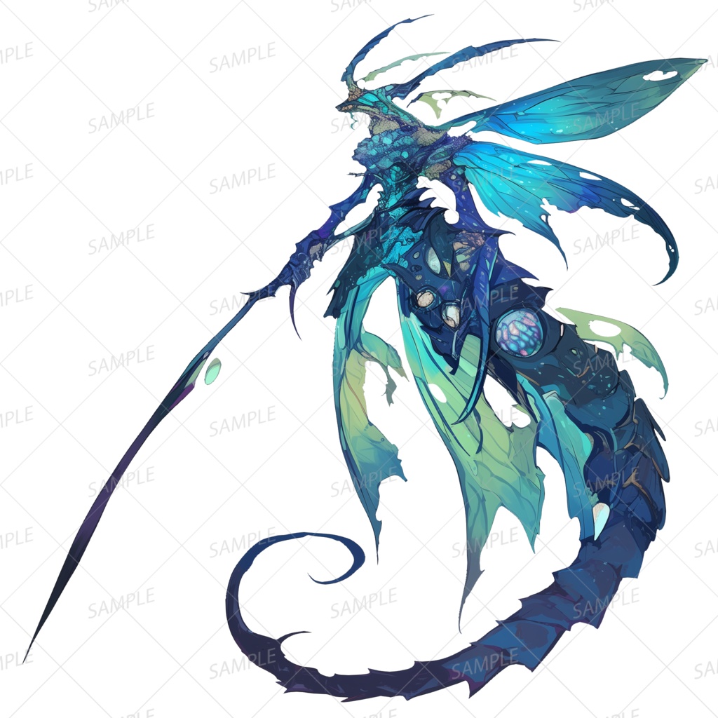 【神話生物】深淵羽神ヴォル=ミューレ_透過