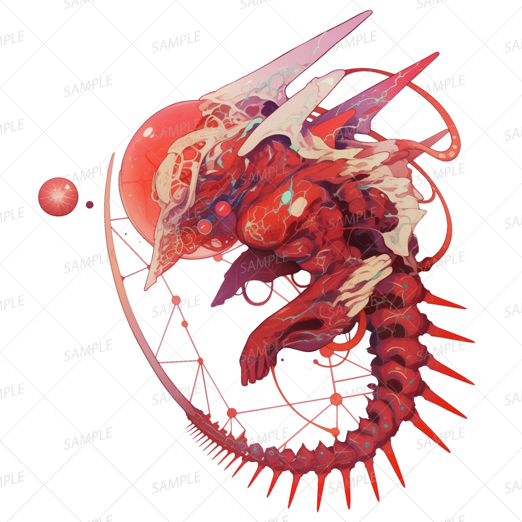 【神話生物】ゼロ域から忍び寄る星の精_透過