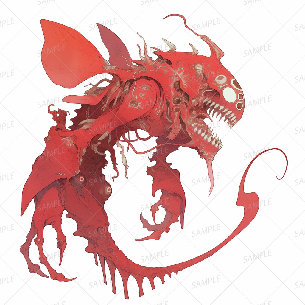 【神話生物】呪胎怪魚ベリュガ=ヘルム