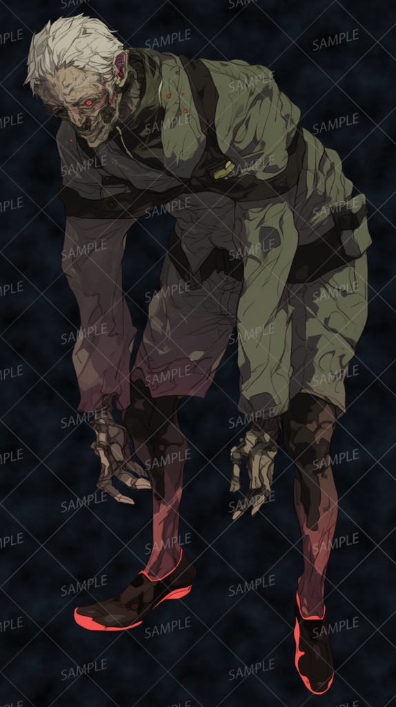 【神話生物】蘇りし屍兵_立ち絵透過