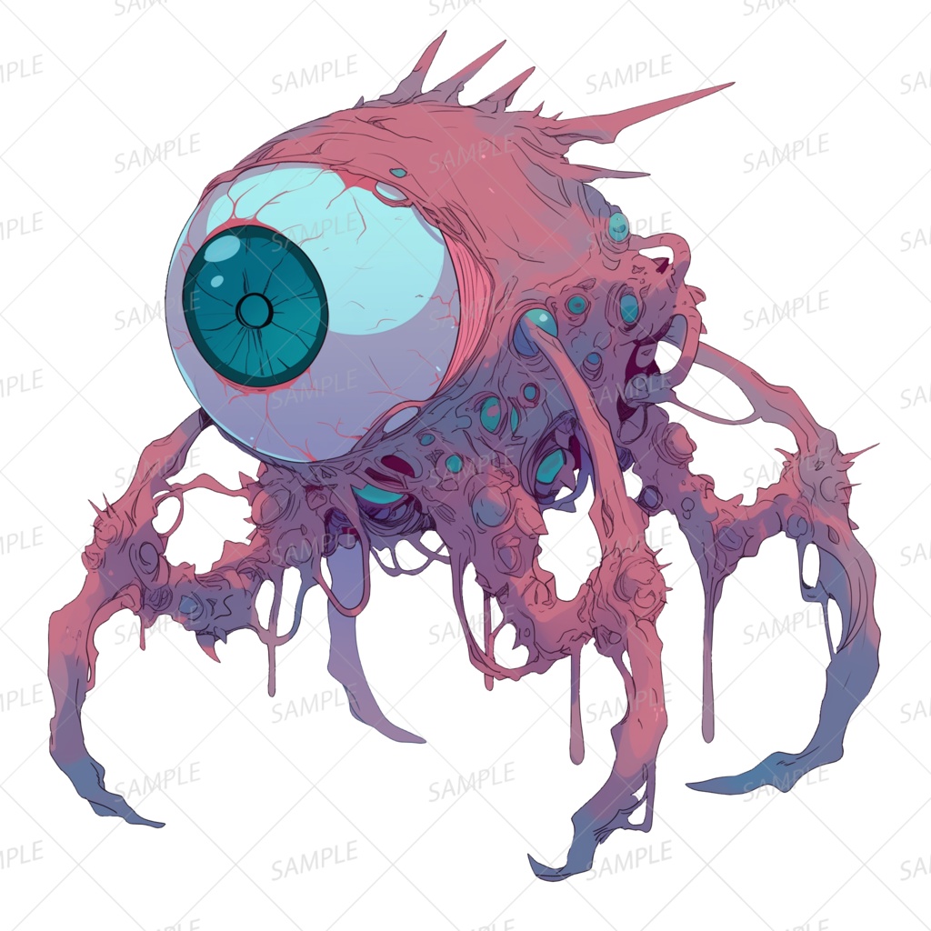 【神話生物】意識ヲ侵ス深視ノ目玉_透過