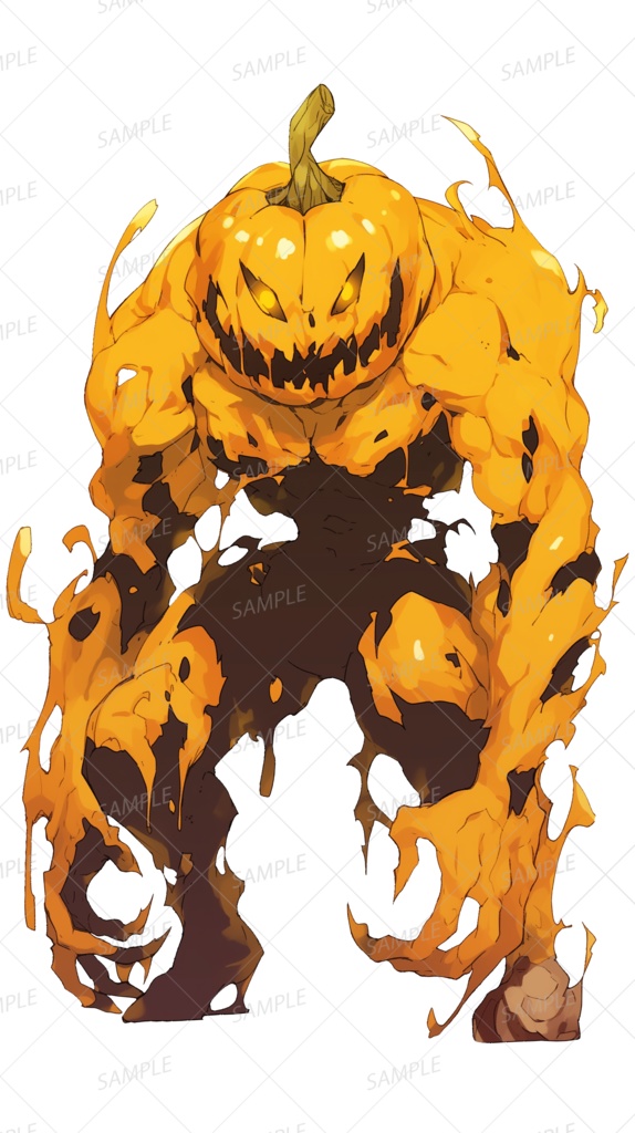 【神話生物】ハロウィンの復讐者_立ち絵透過