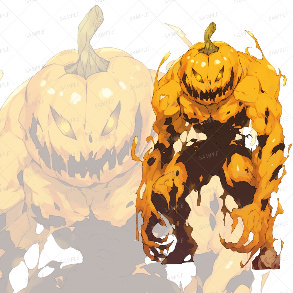 【神話生物】ハロウィンの復讐者_立ち絵透過