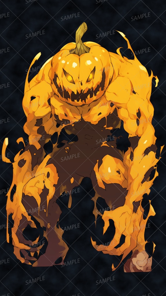 【神話生物】ハロウィンの復讐者_立ち絵透過