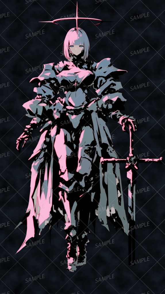 【神話生物】終末の剣姫_立ち絵透過