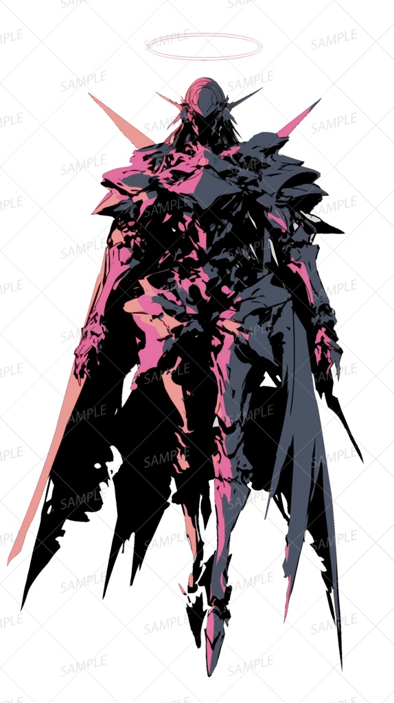 【神話生物】深淵を歩む灰色の救世主_立ち絵透過