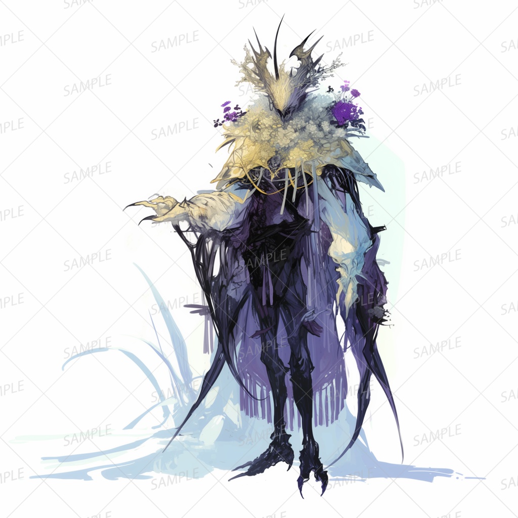 【神話生物】花葬の魔導僧