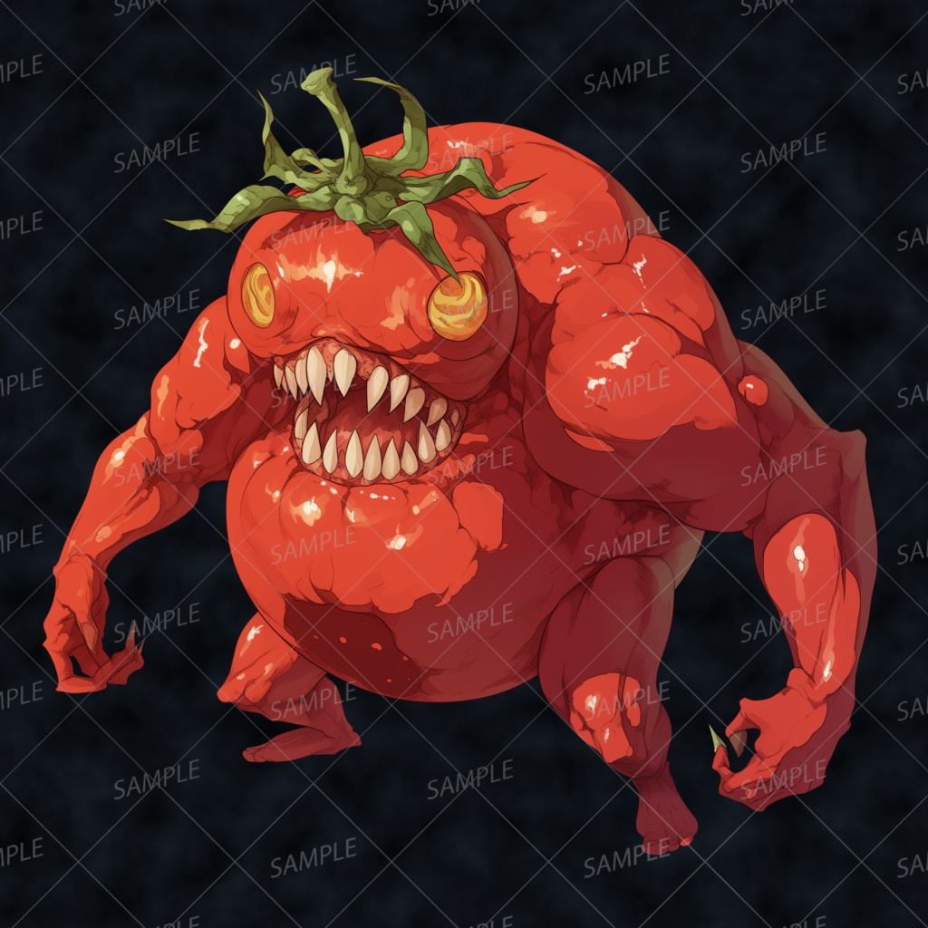 【神話生物】食咬のトマガルム_透過