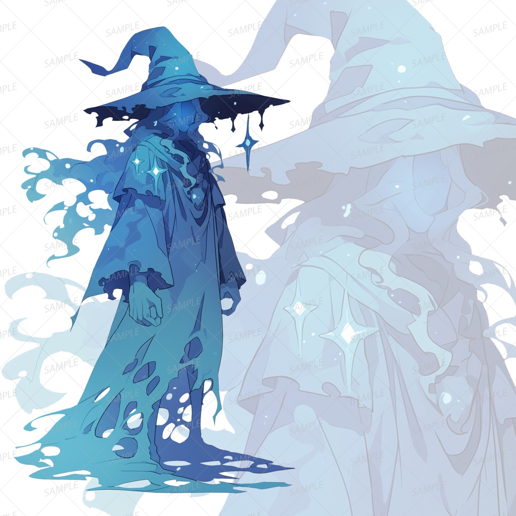 【神話生物】星滴のスペクトルウィザード_立ち絵透過