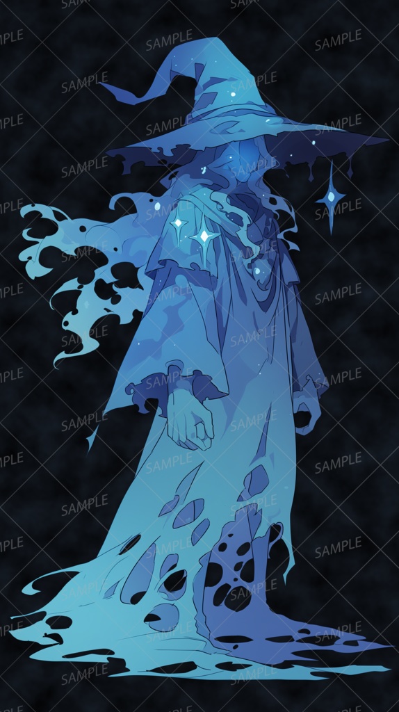 【神話生物】星滴のスペクトルウィザード_立ち絵透過