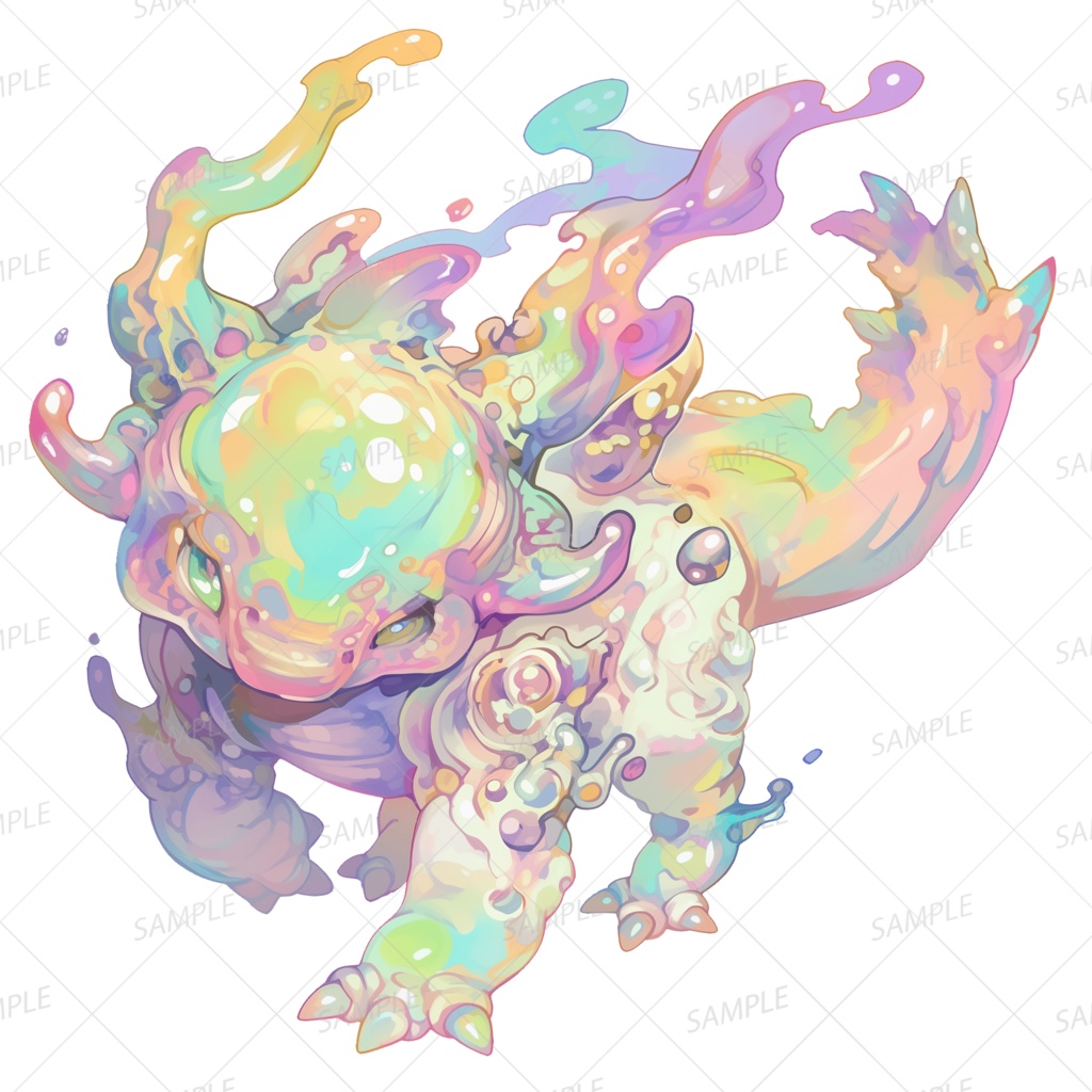 【神話生物】宝蜜のプリズマティカ_透過