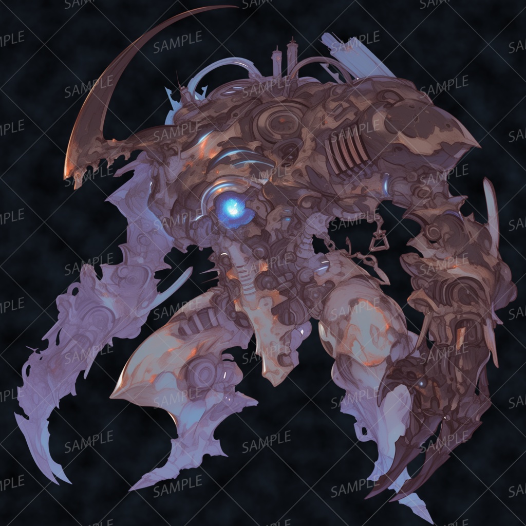【神話生物】獄鋼の巨躯ネクロギア_透過