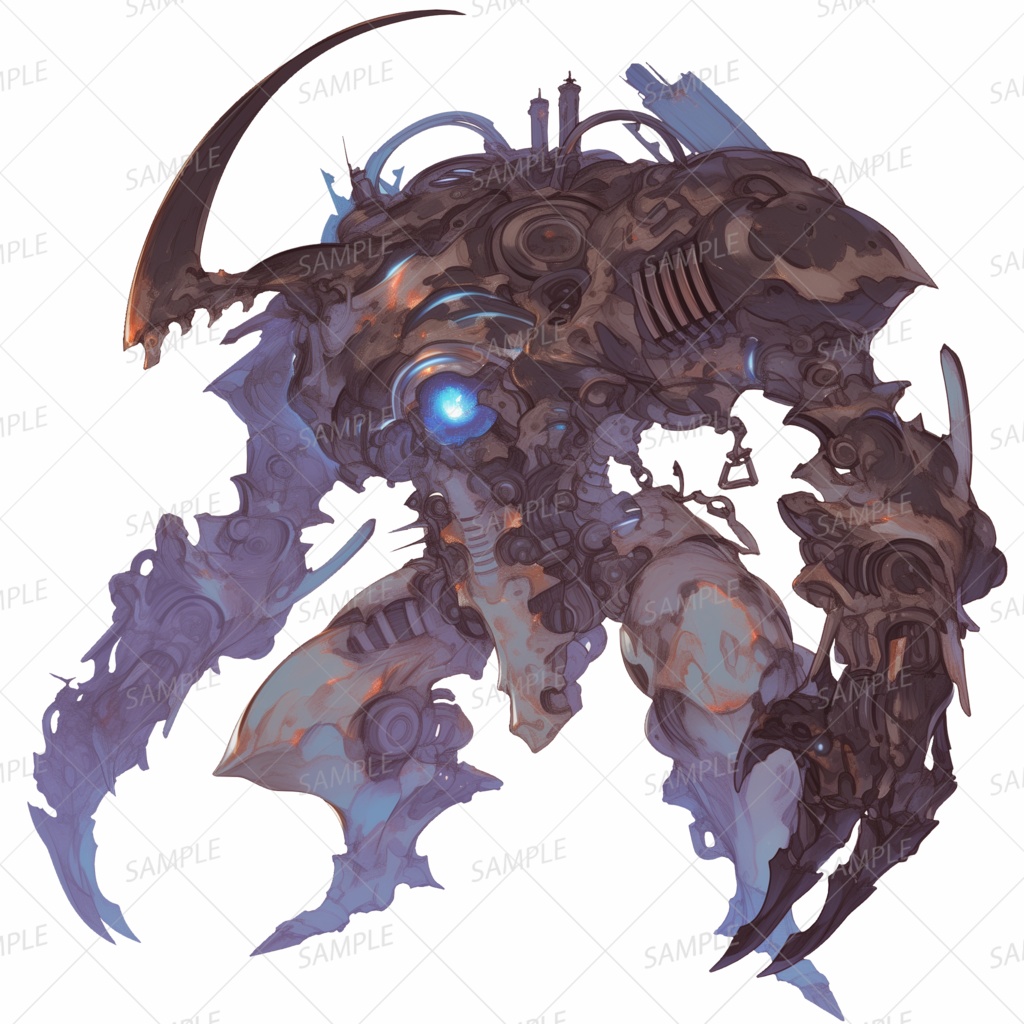 【神話生物】獄鋼の巨躯ネクロギア_透過