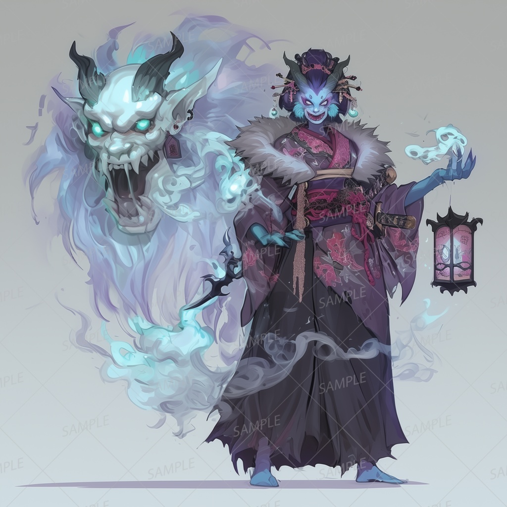 【神話生物】灯籠鬼の花魁ヨウカ