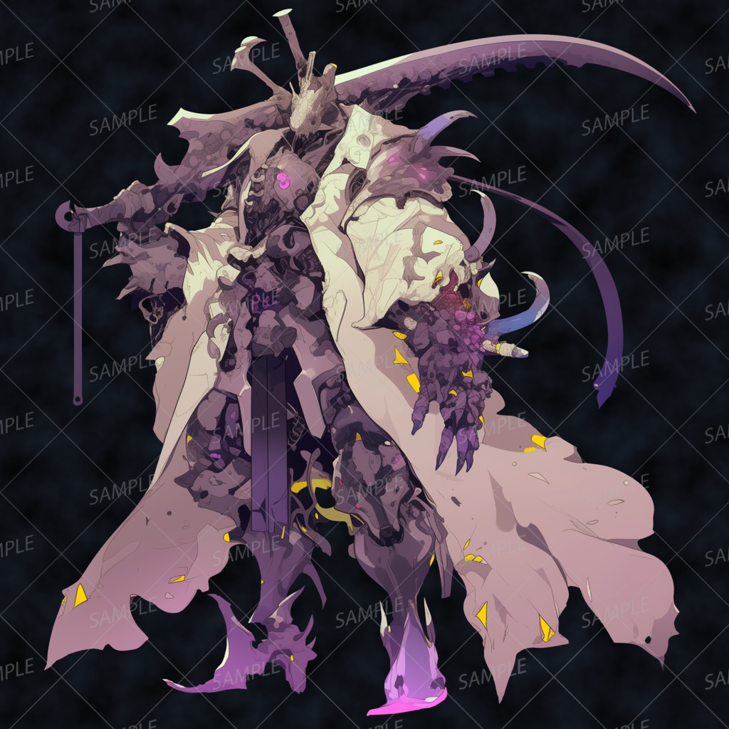 【神話生物】堕落聖騎デスカーヴァー_透過