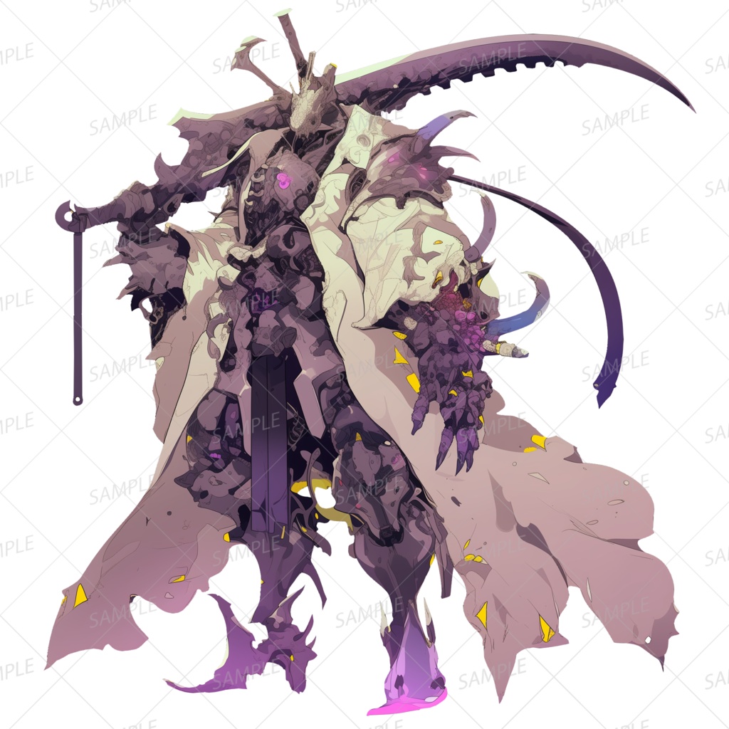 【神話生物】堕落聖騎デスカーヴァー_透過