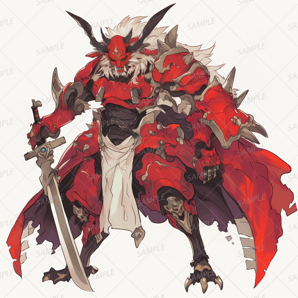 【神話生物】赤鎧の覇鬼将