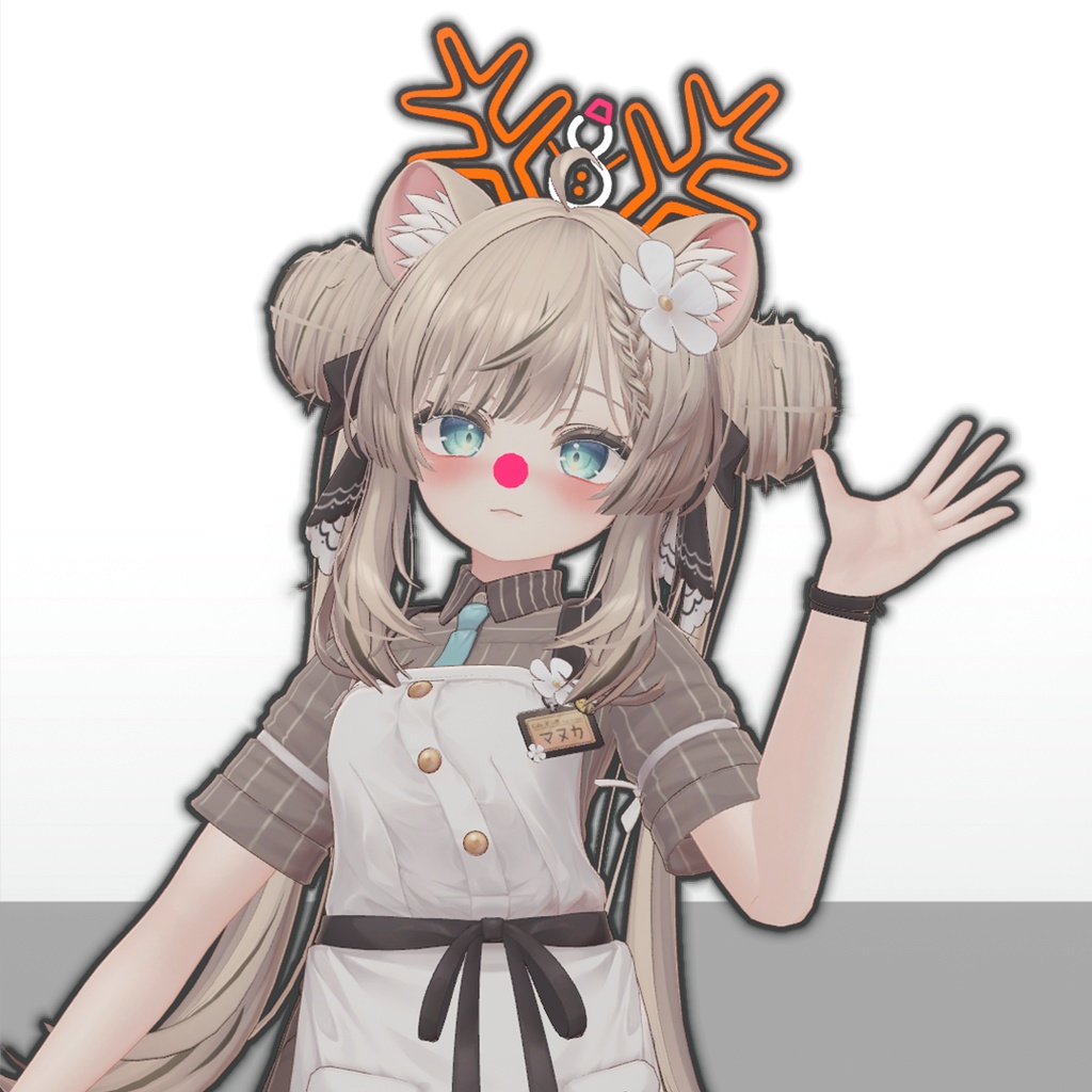 【VRC想定】光るアクセサリー / 髪飾りセット【全アバター対応】