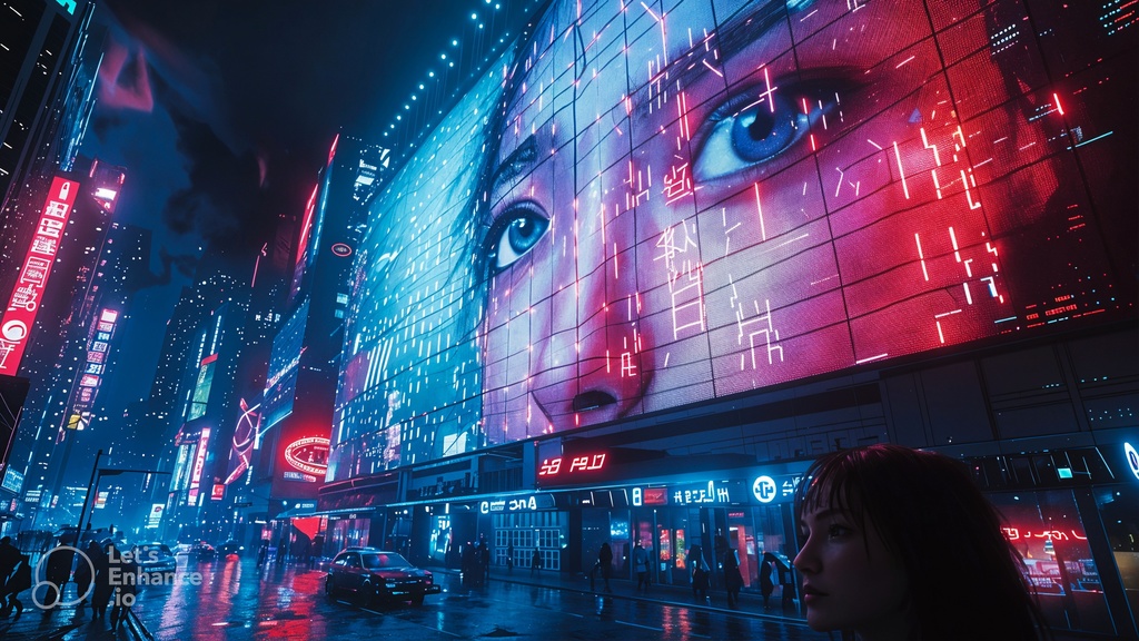 Cosmia Archives: Cyberpunk Cityscapes | AI Art Collection (10 HD Images)