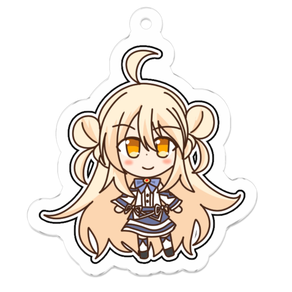 麗白つむぎアクリルキーフォルダー