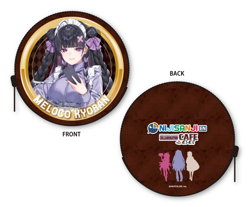 14.NIJISANJI ENコラボカフェ　コインケース　狂蘭メロコ