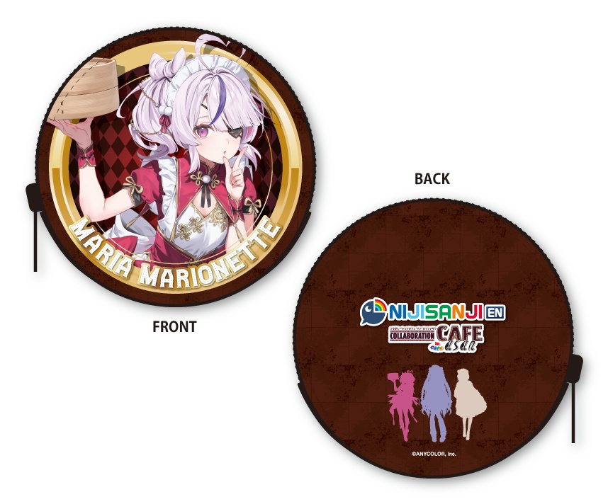 15.NIJISANJI ENコラボカフェ　コインケース　マリア マリオネット