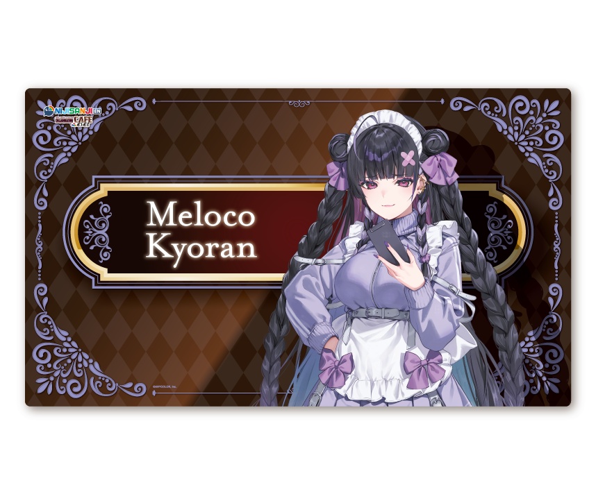17.NIJISANJI ENコラボカフェ　ラバーマット　狂蘭メロコ