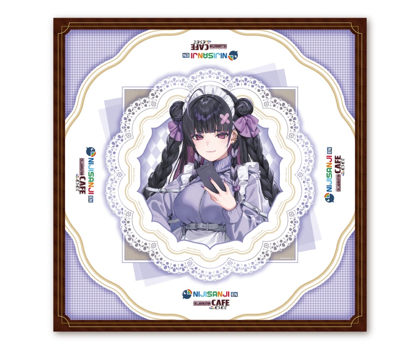 20.NIJISANJI ENコラボカフェ　テーブルクロス　狂蘭メロコ