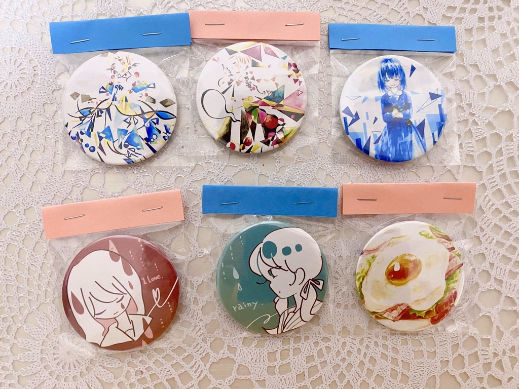 オリジナル 57mm缶バッチ