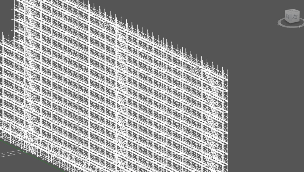 Iqシステム足場　Revit