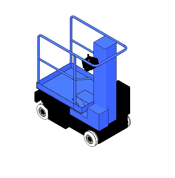高所作業車　revit2021 fbx  BIM 