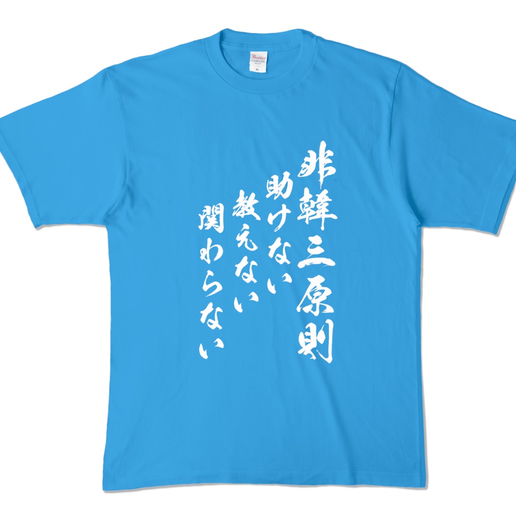 【全19色】非韓三原則五原則Tシャツ【Ways to treat Korea】