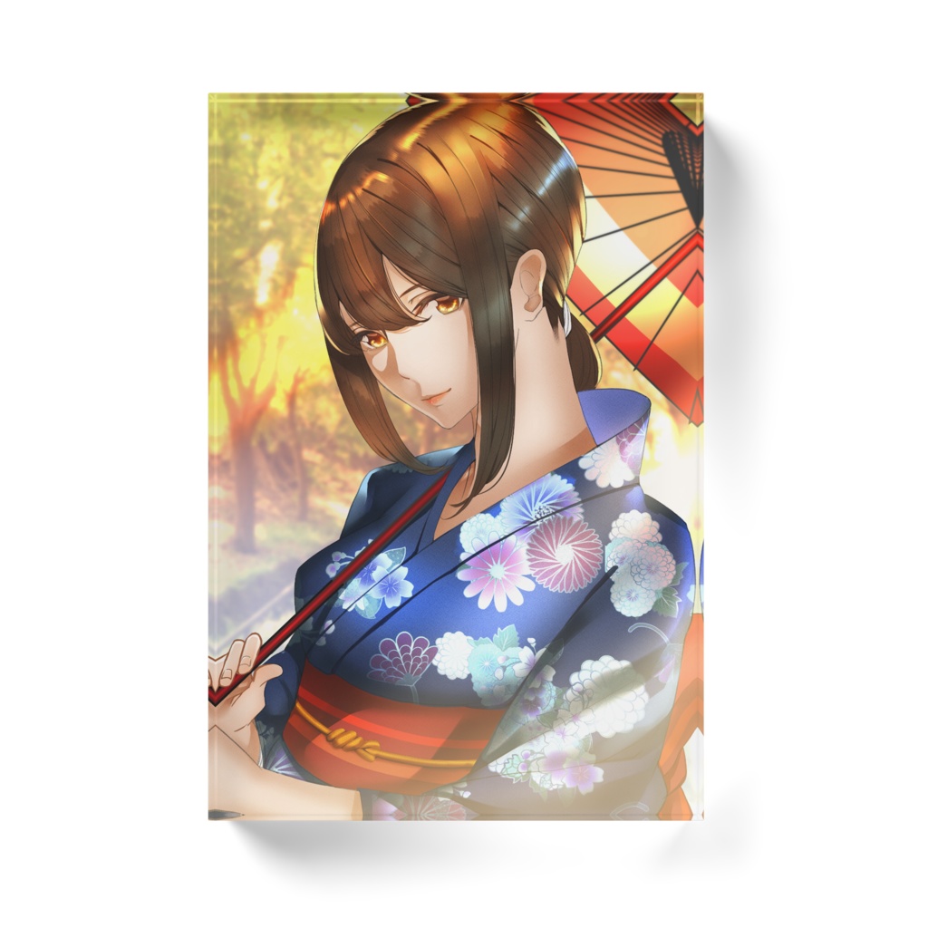 【メン限】番傘くぅ アクリルブロック