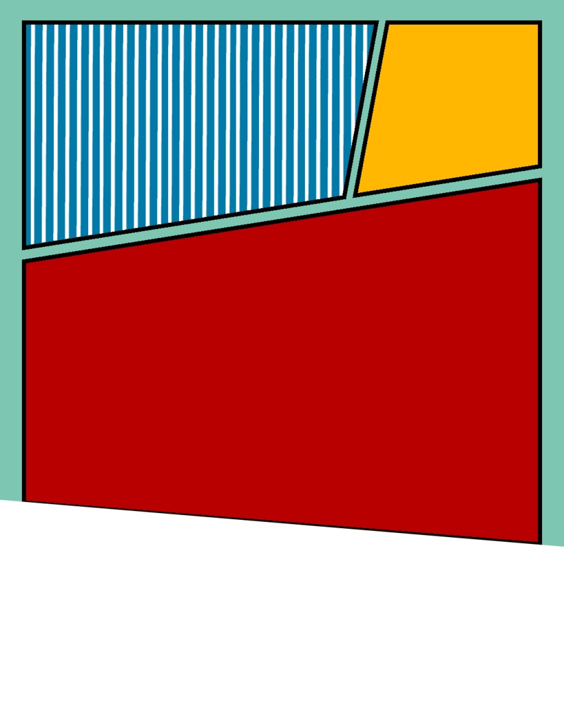 おはVアメコミ風背景素材