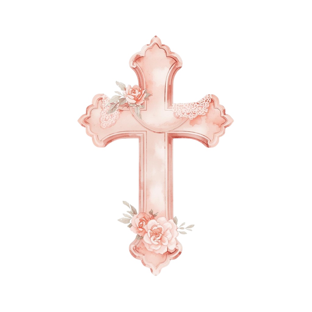 水彩ピンクのルノルマン・シンボルアイコンセット:全36種(透過背景・PNG形式)