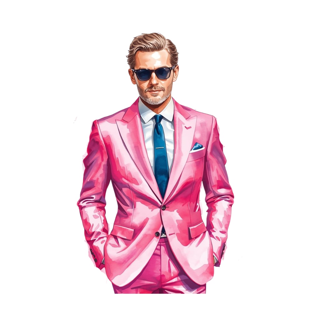 水彩ピンクのルノルマン・シンボルアイコンセット:全36種(透過背景・PNG形式)