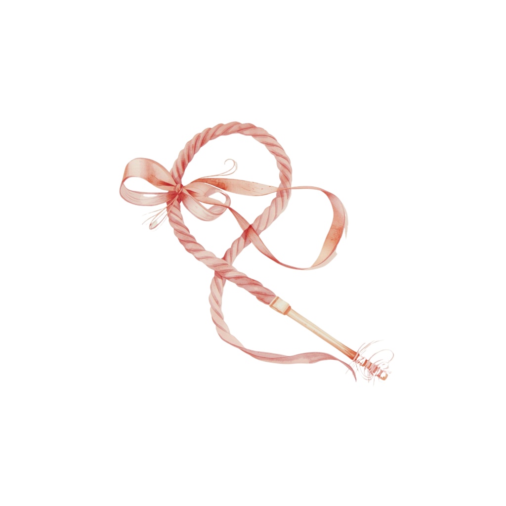 水彩ピンクのルノルマン・シンボルアイコンセット:全36種(透過背景・PNG形式)