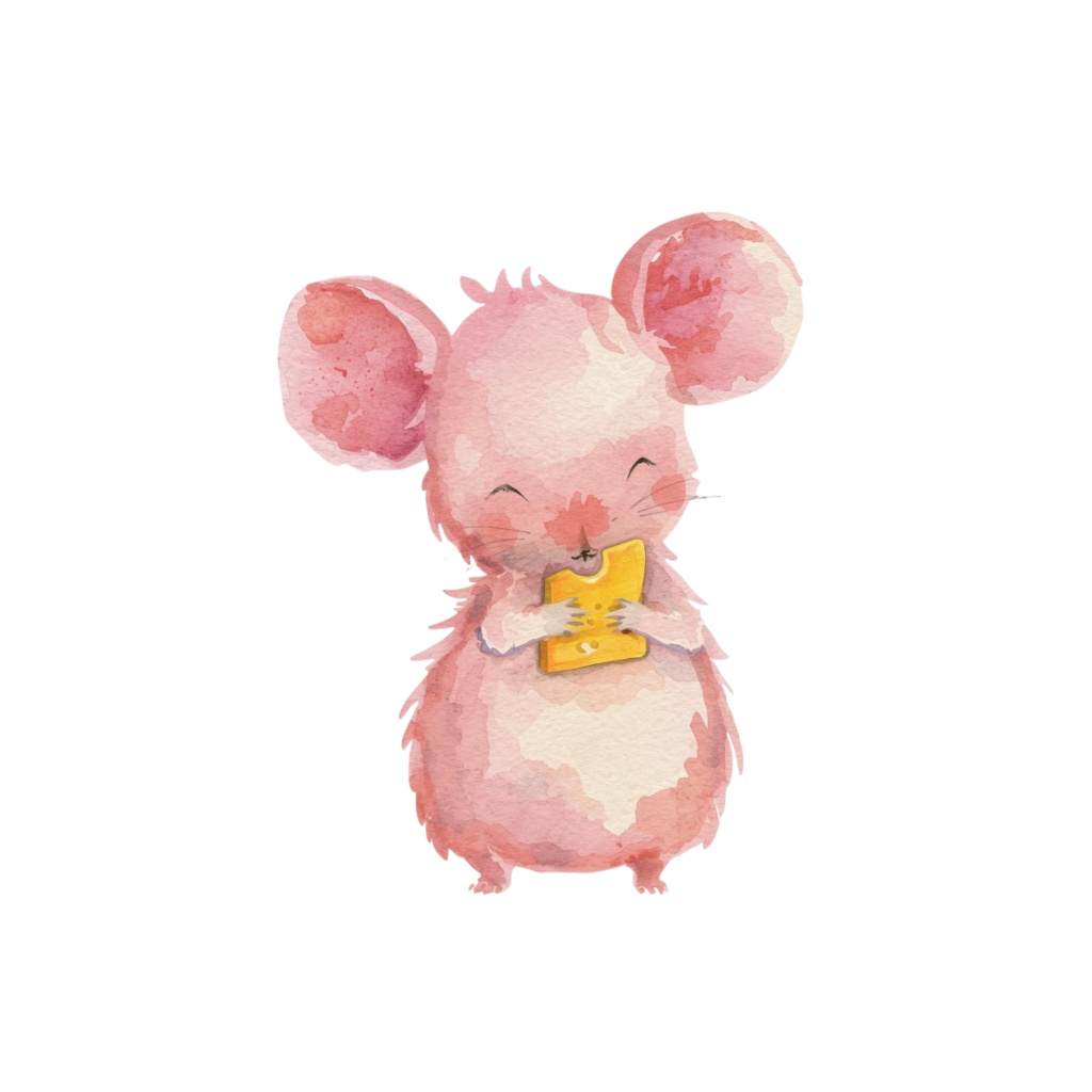 水彩ピンクのルノルマン・シンボルアイコンセット:全36種(透過背景・PNG形式)