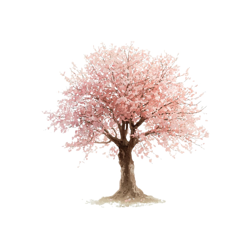 水彩ピンクのルノルマン・シンボルアイコンセット:全36種(透過背景・PNG形式)