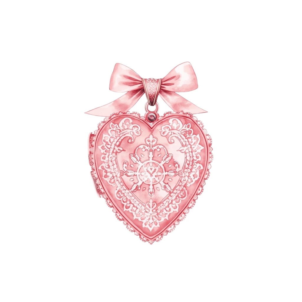 水彩ピンクのルノルマン・シンボルアイコンセット:全36種(透過背景・PNG形式)