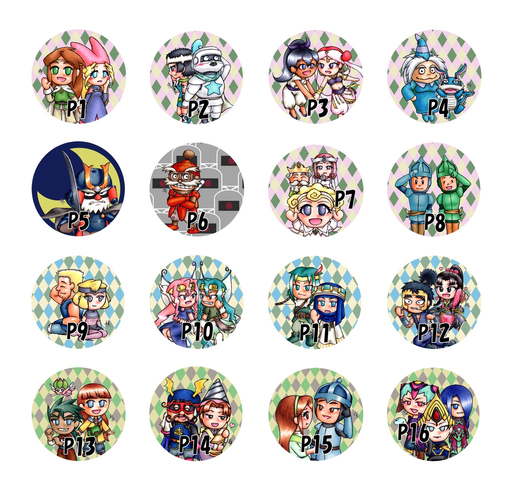 ポポロ缶バッチ