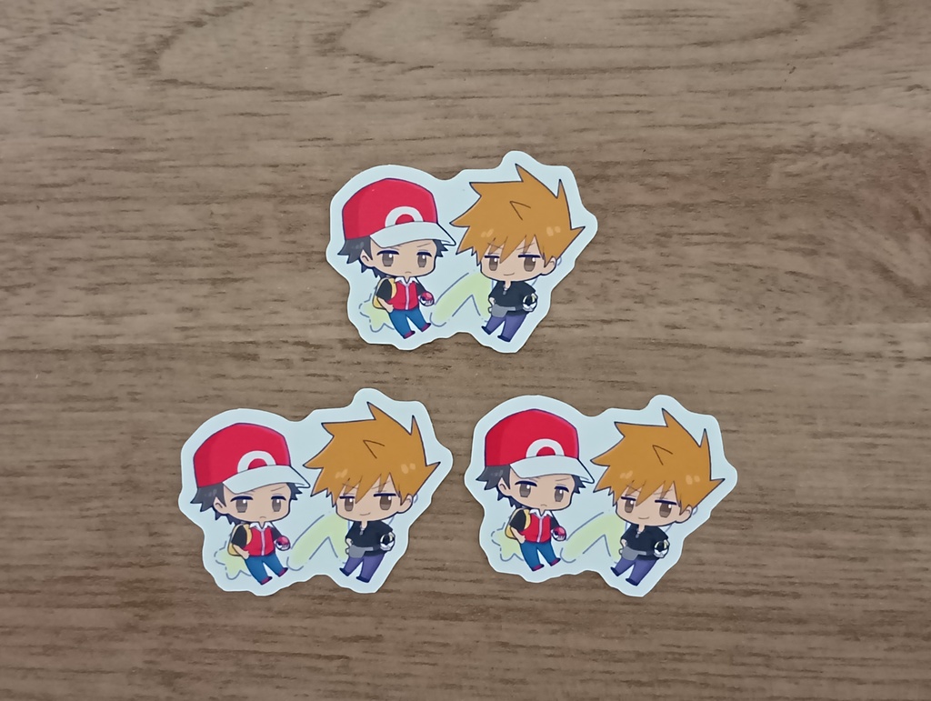 ミニ シール 上質紙 グリーn レッd