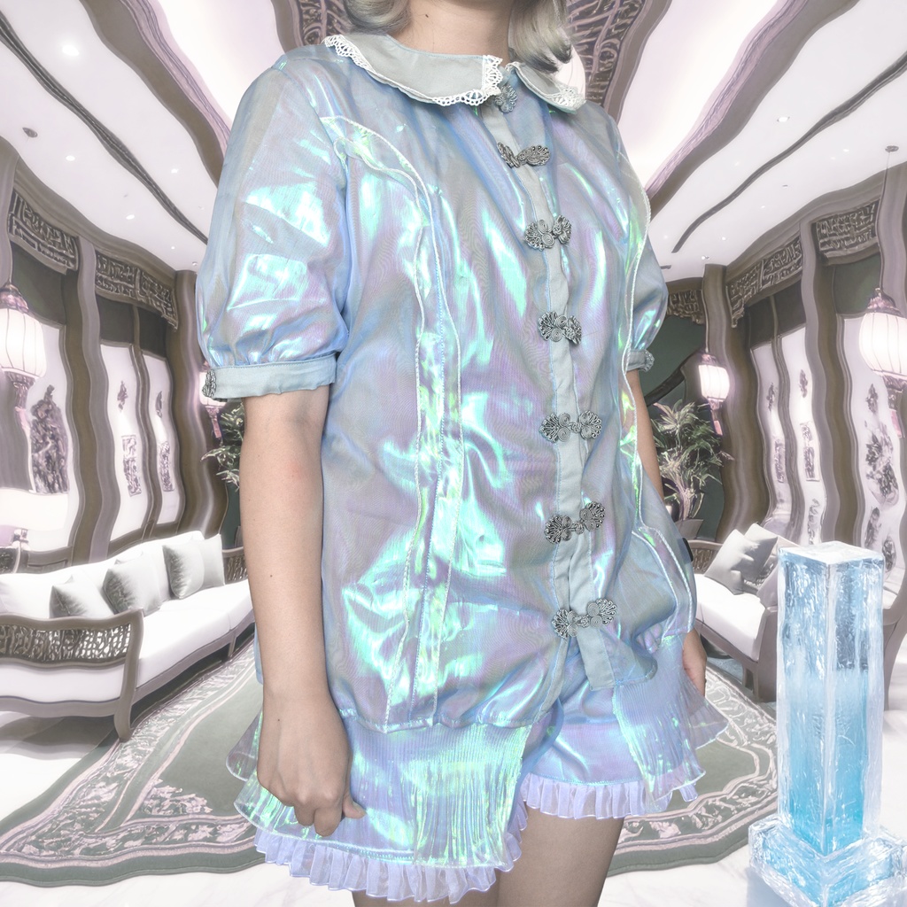 地雷ちゃんセットアップパネルトップス PT-2