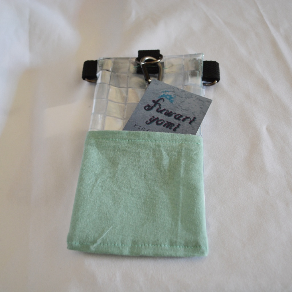 都市の光を閉じ込めた3wayスマホポーチ(しかく)