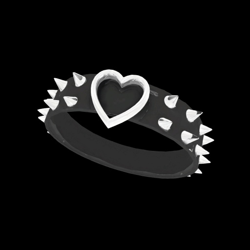 スパイクハートチョーカー / Spiked Heart Choker