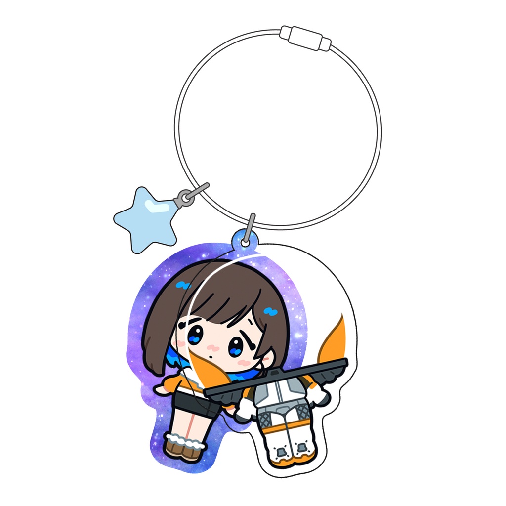 ダブルアクリルキーホルダー