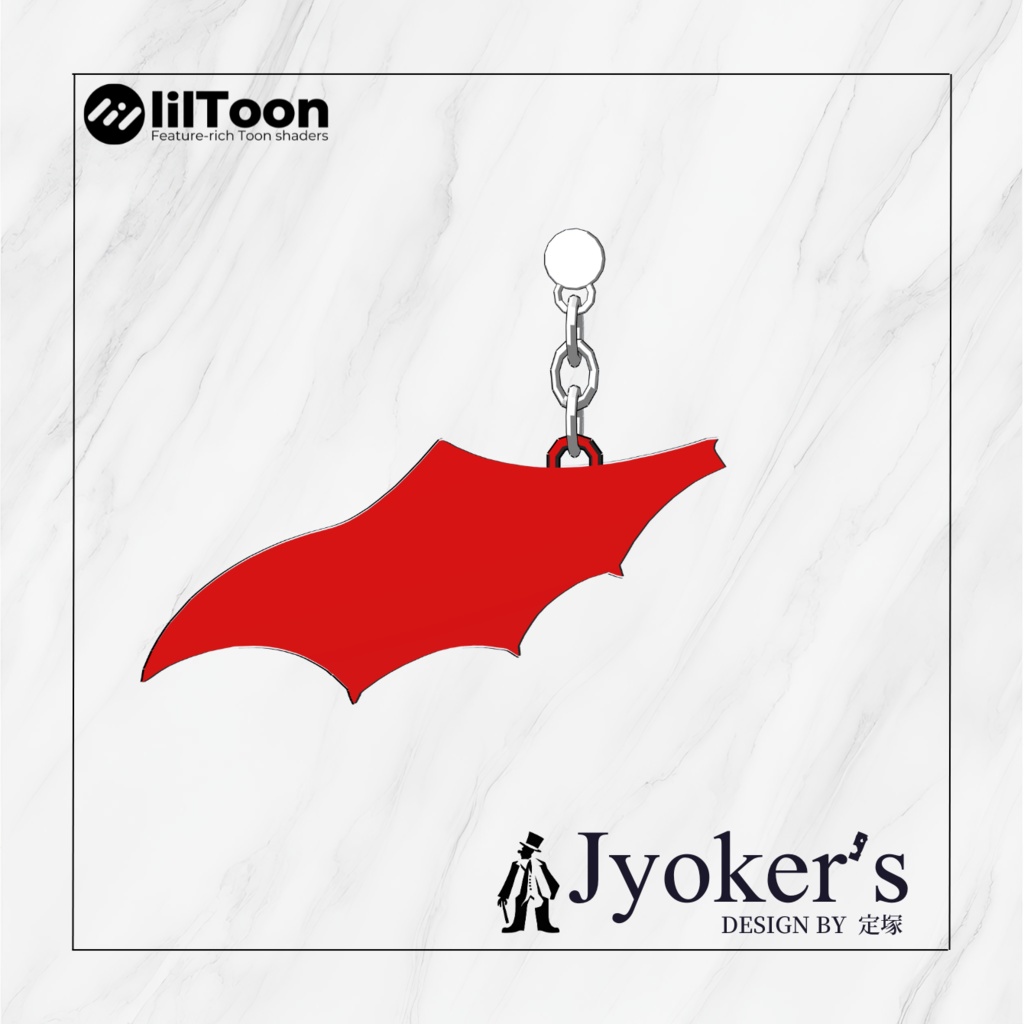 【VRChat向け】天使の羽&悪魔の羽イヤリング