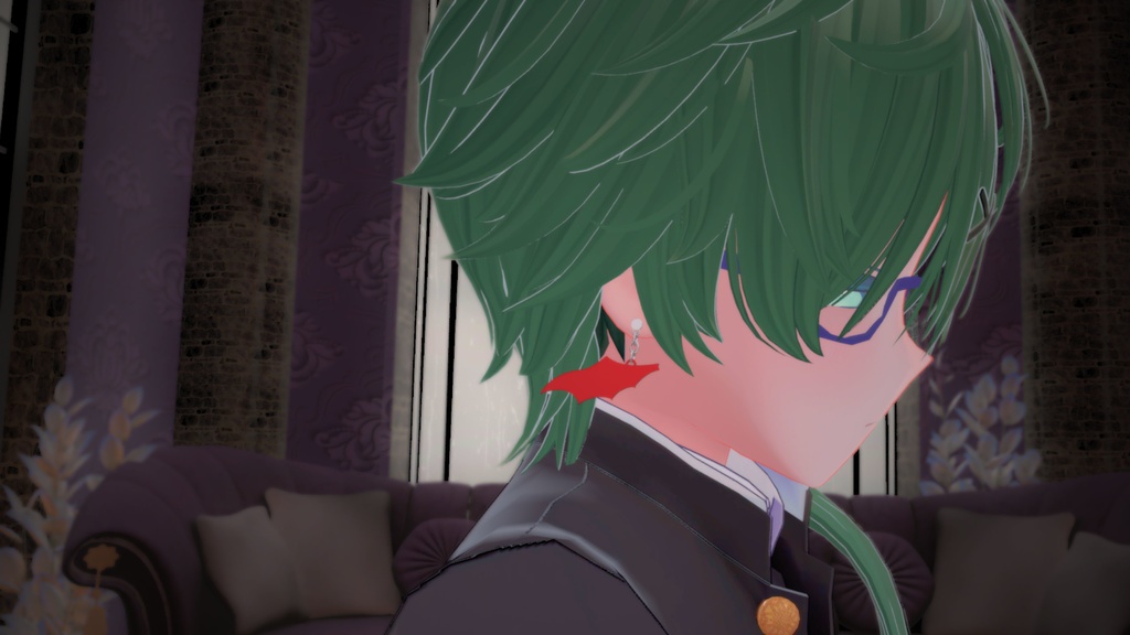 【VRChat向け】天使の羽&悪魔の羽イヤリング